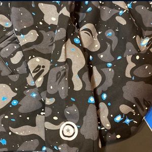 glow in the dark space bape hoodie